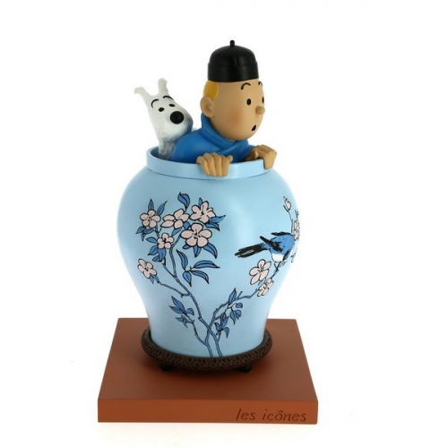 Tintin la potiche - collection Les Icônes Moulinsart