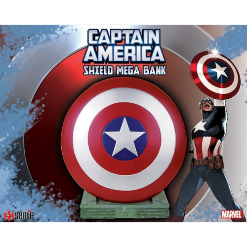 MARVEL - Captain America - Tirelire Bouclier - 25cm