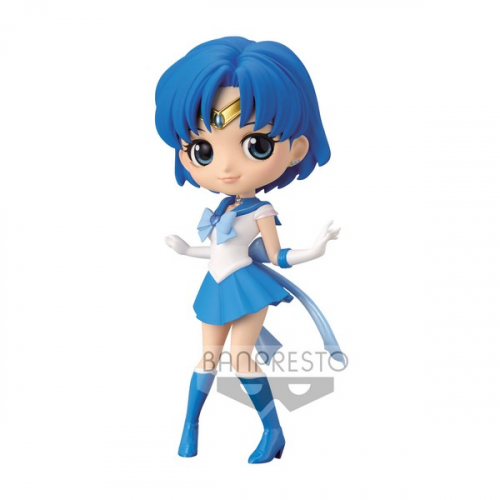 SAILOR MOON - Super Sailor Mercury - Figurine Q Posket 14cm Reprod