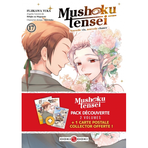 Pack Mushoku Tensei-vol. 17 / Mushoku Tensei-vol. 01 + carte postale (VF)