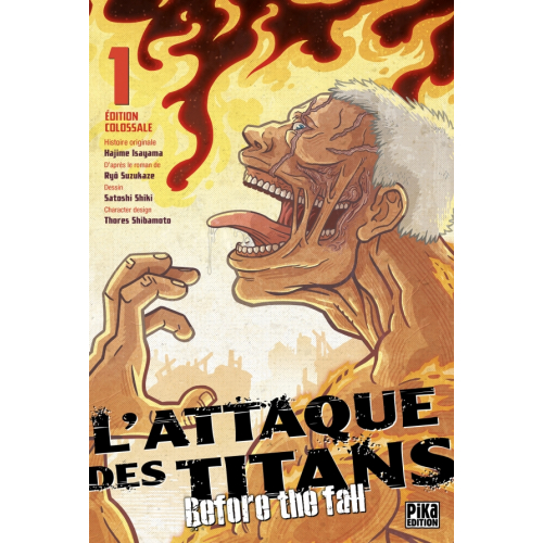 L'Attaque des Titans - Before the Fall Edition Colossale T01 (VF)